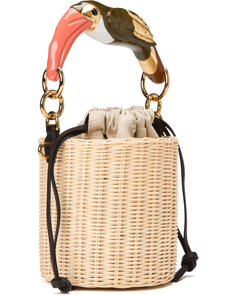 Tropicus Small Leather Trimmed Bucket Bag Chloe – Гарантія оригінальності