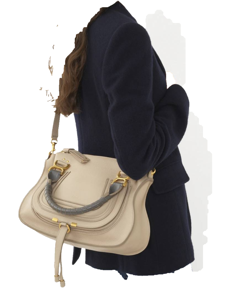 Marcie Double Handles Handbag Chloe – Гарантія оригінальності