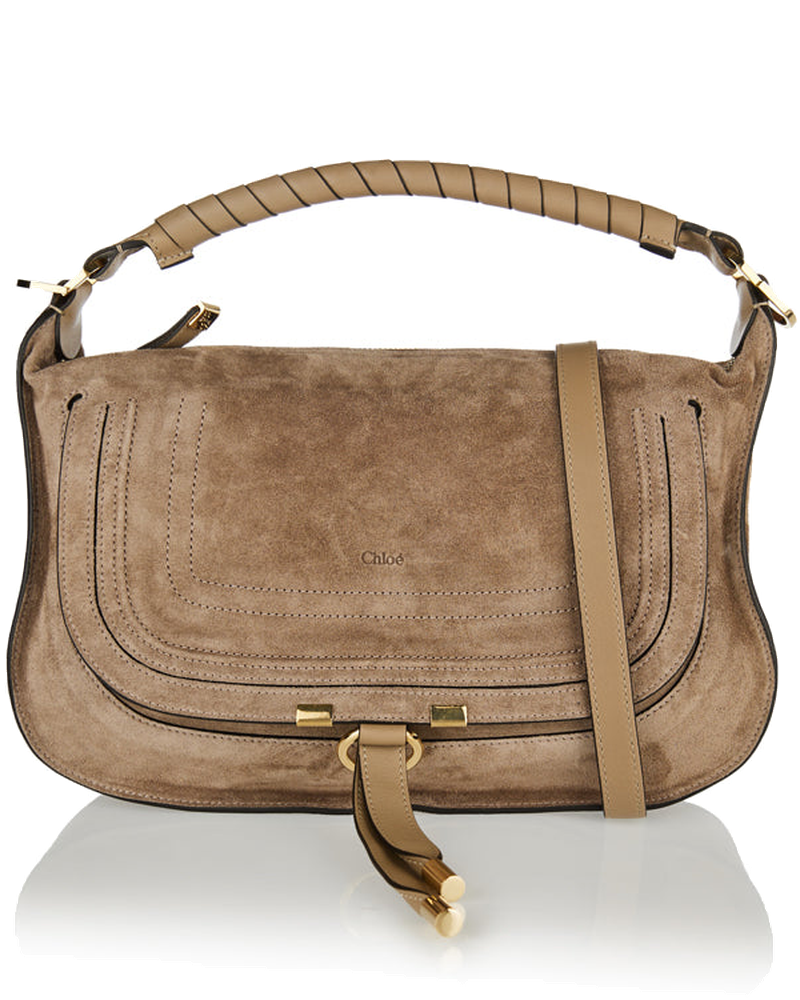 Small Marcie Suede Leather Shoulder Bag Chloe оригінал – Купити в Україні