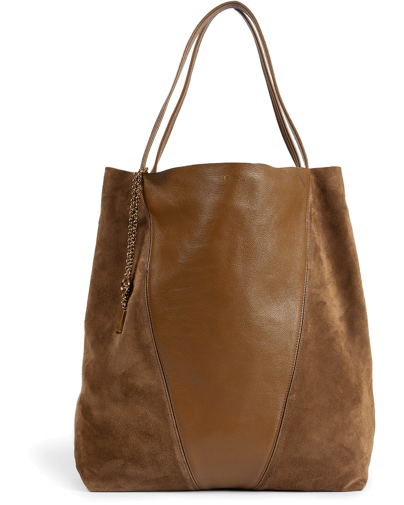 Оригінальна Spin Large Suede And Leather Shoulder Bag Chloe