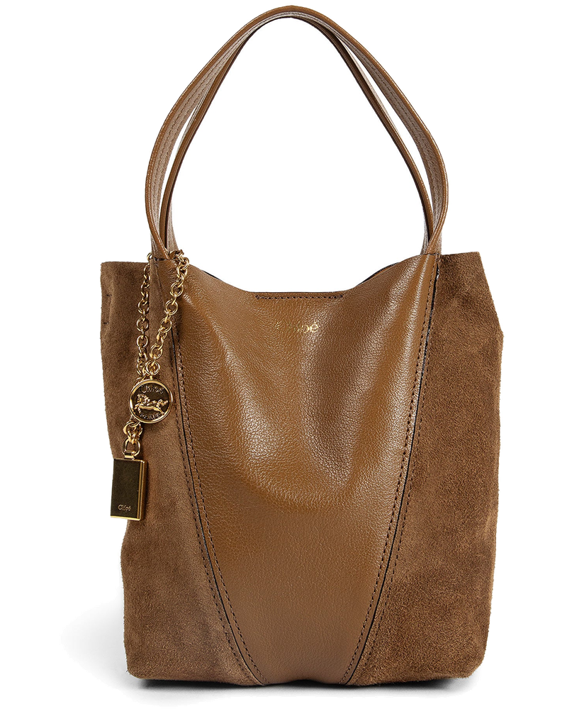 Small Spin Leather And Suede Shoulder Bag Chloe оригінал – Купити в Україні