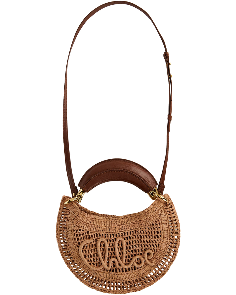 Raffia Summer Banana Mini Shoulder Bag Chloe – Гарантія оригінальності