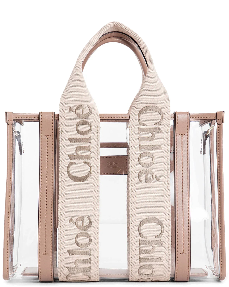 Оригінальна Woody Small Tote Bag In Jelly And Leather Chloe