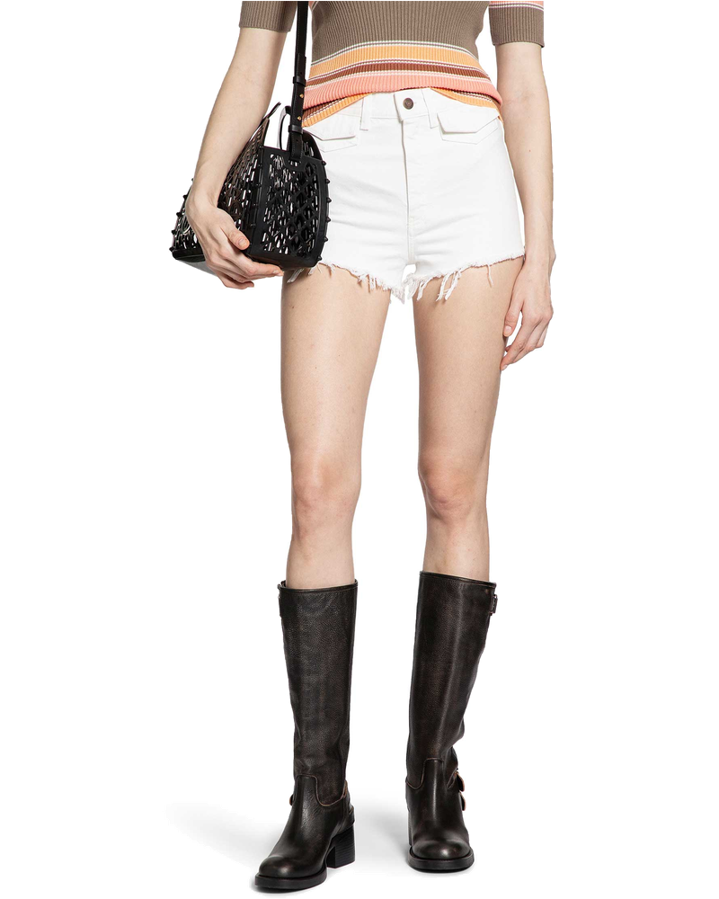 Оригінальна High-Rise Denim Mini Shorts Chloe