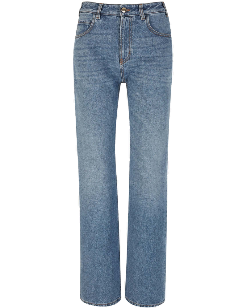 Оригінальна Straight Cotton Jeans Chloe