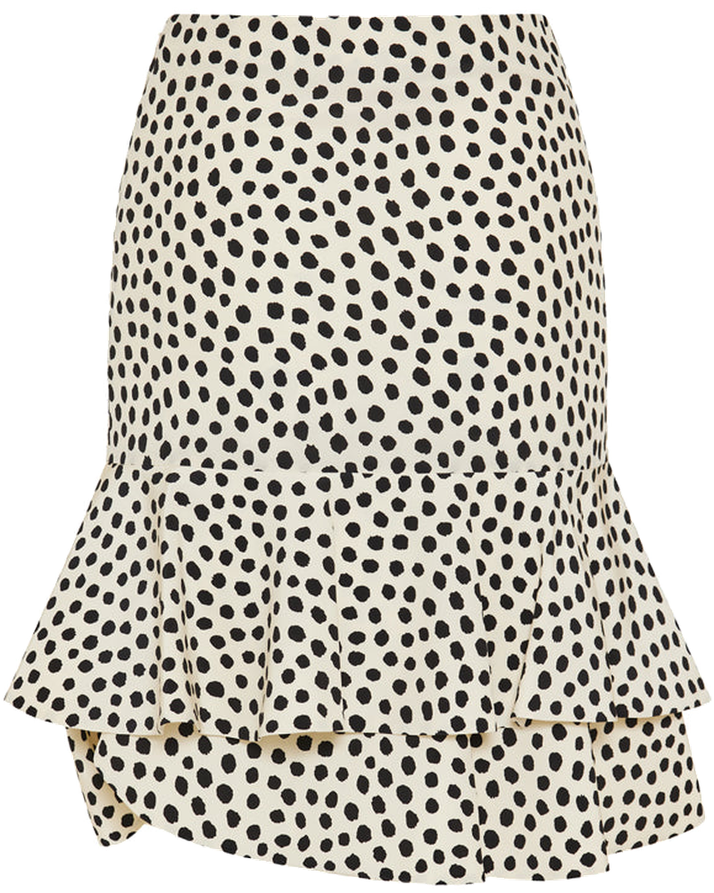 Polka Dot Ruffled Mini Skirt Chloe оригінал – Купити в Україні