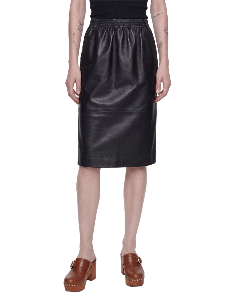Leather Knee-Length Pencil Skirt Chloe оригінал – Купити в Україні