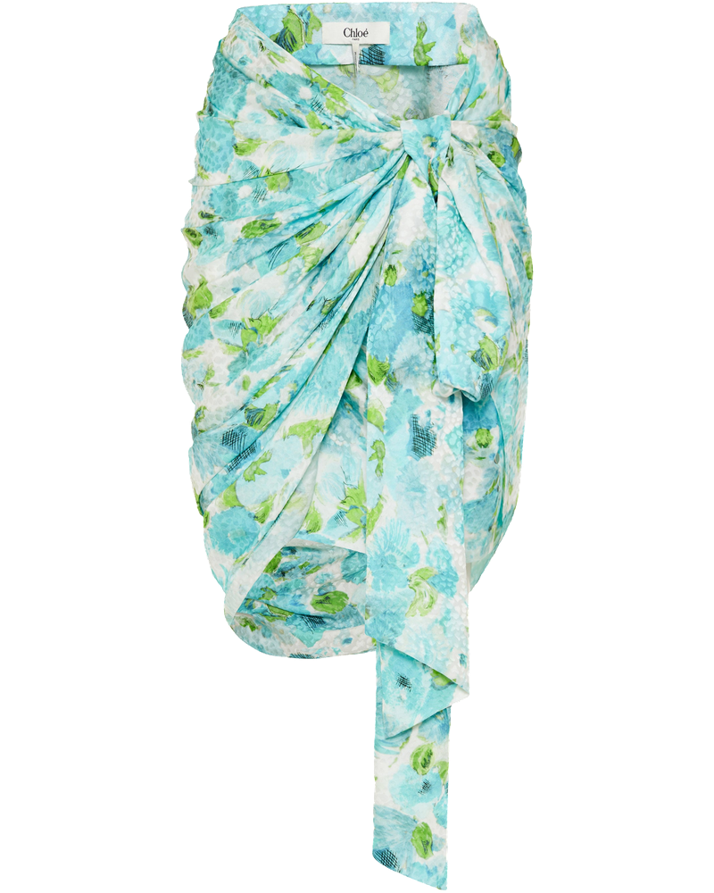 Short Wrap Silk Skirt Chloe оригінал – Купити в Україні