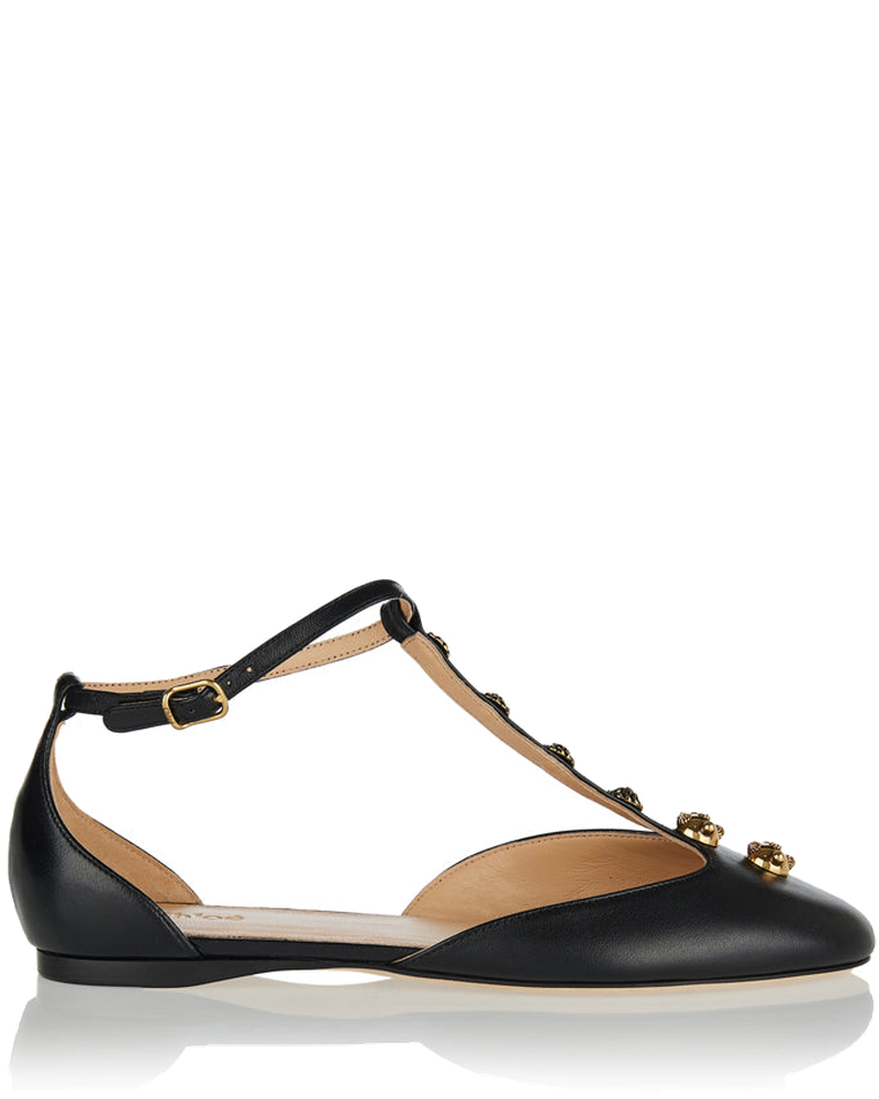 Celeste Embellished Leather Ballet Flats Chloe оригінал – Купити в Україні