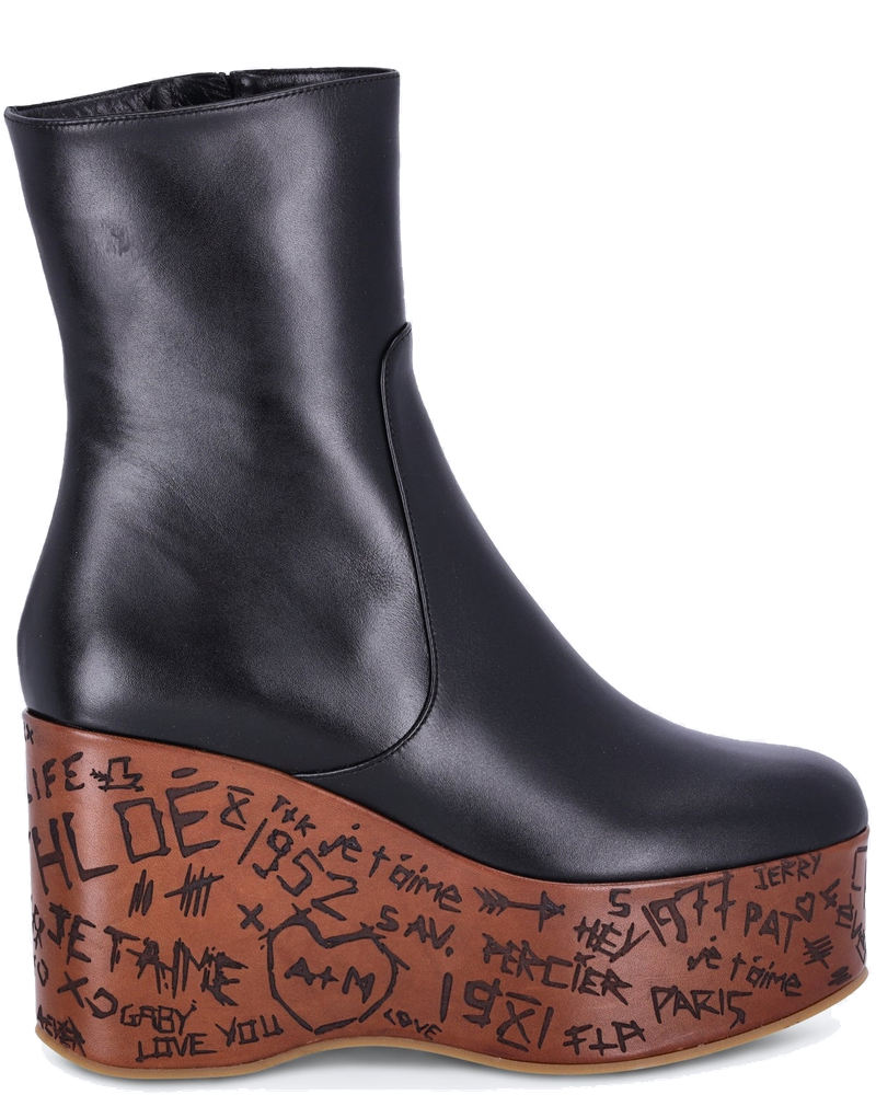 Maxime Leather Ankle Boots Chloe – Гарантія оригінальності