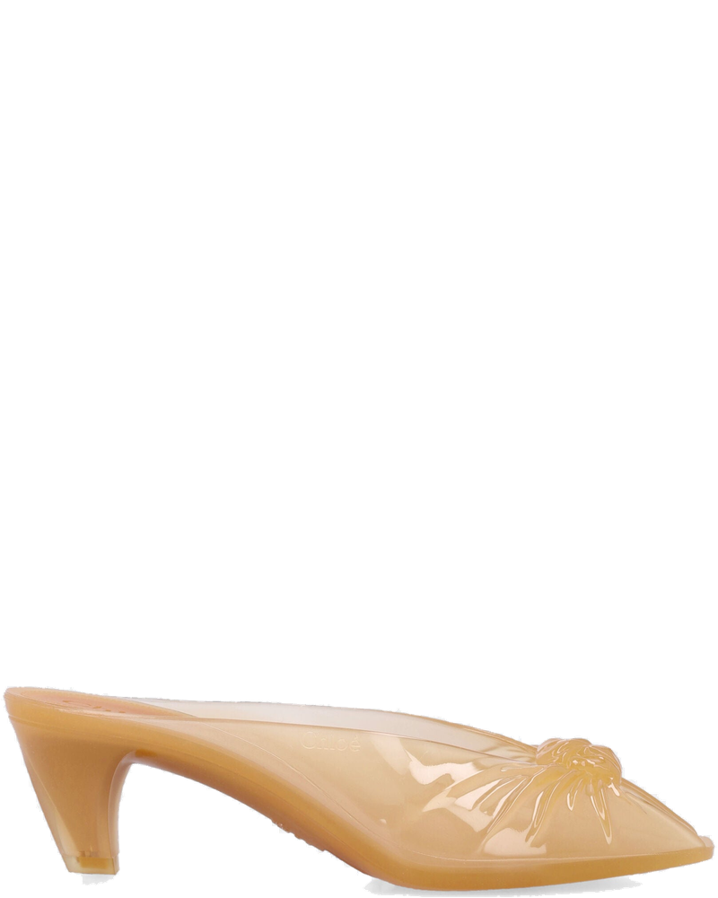 Transparent Jelly Knot Mules Chloe – Гарантія оригінальності