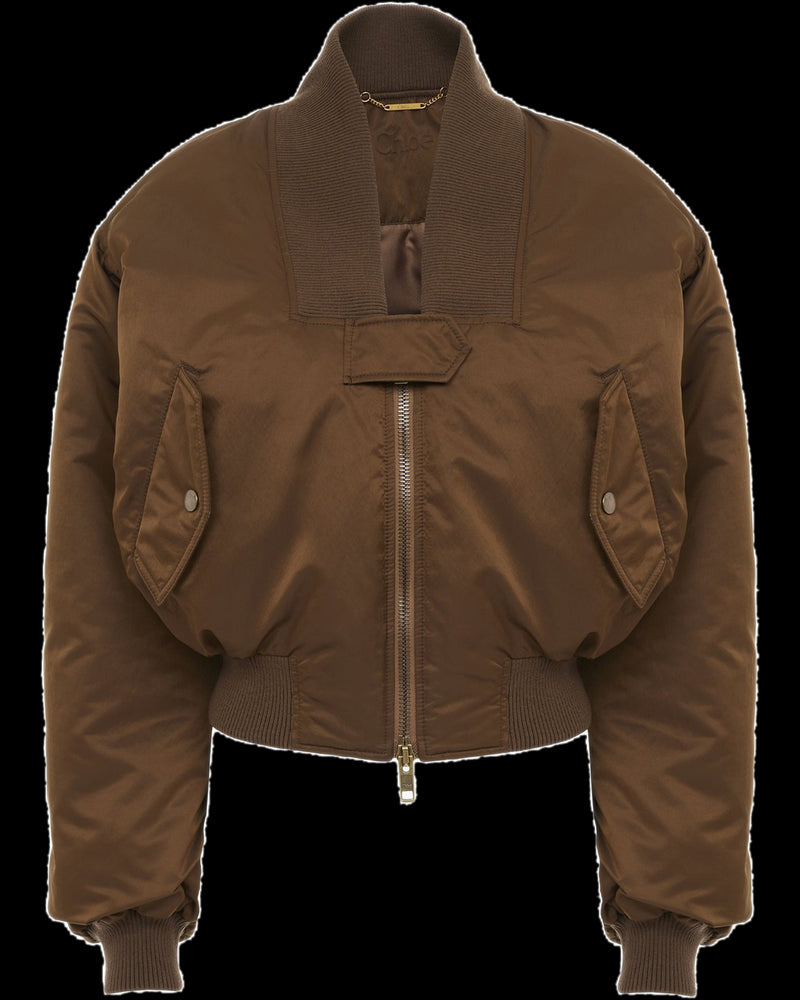 BG_REMOVED_CATALOG_Bomber jacket in nylon - CHLOE