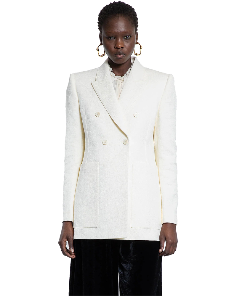 Cotton Nylon Jacquard Tailored Blazer Chloe – Гарантія оригінальності