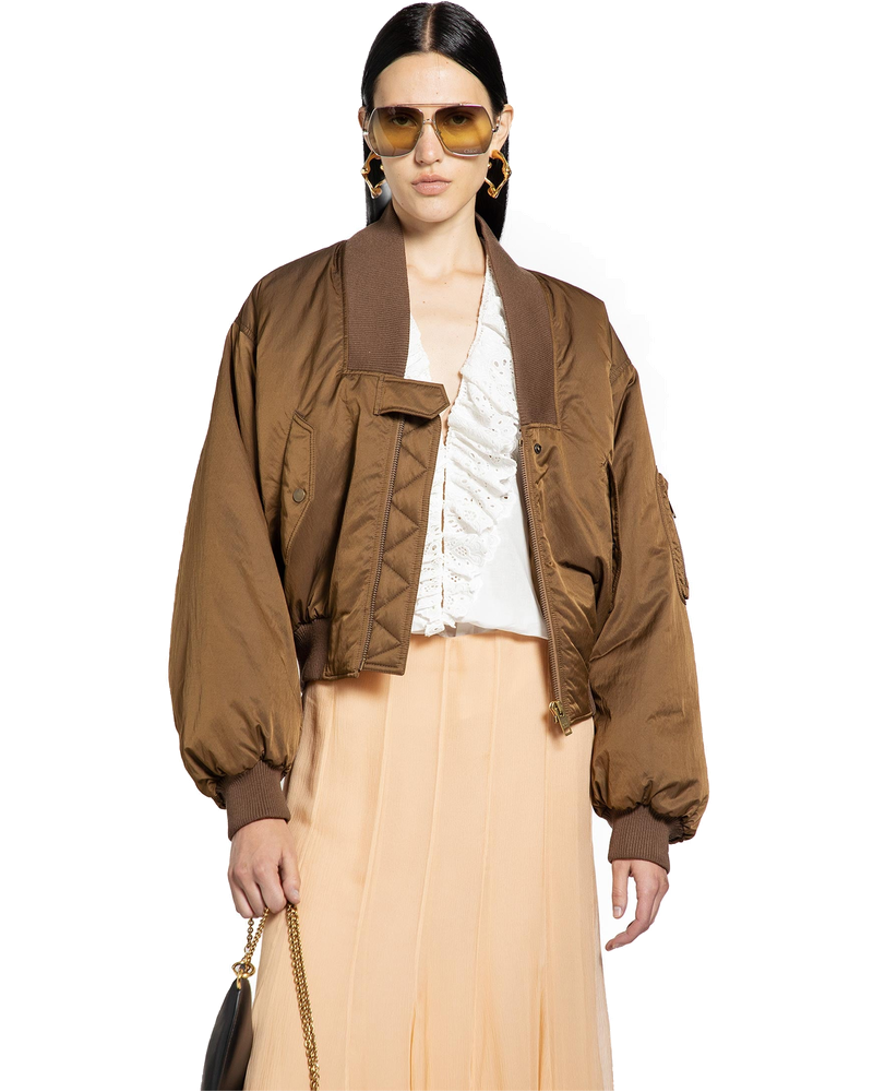 Bomber Jacket In Nylon Chloe – Гарантія оригінальності