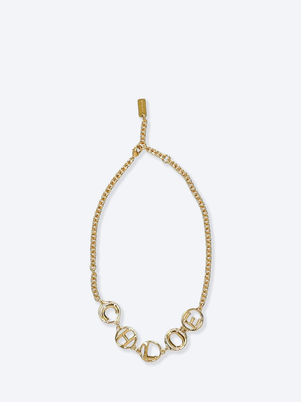 Оригінальна Script Necklace Chloe – боковий вид