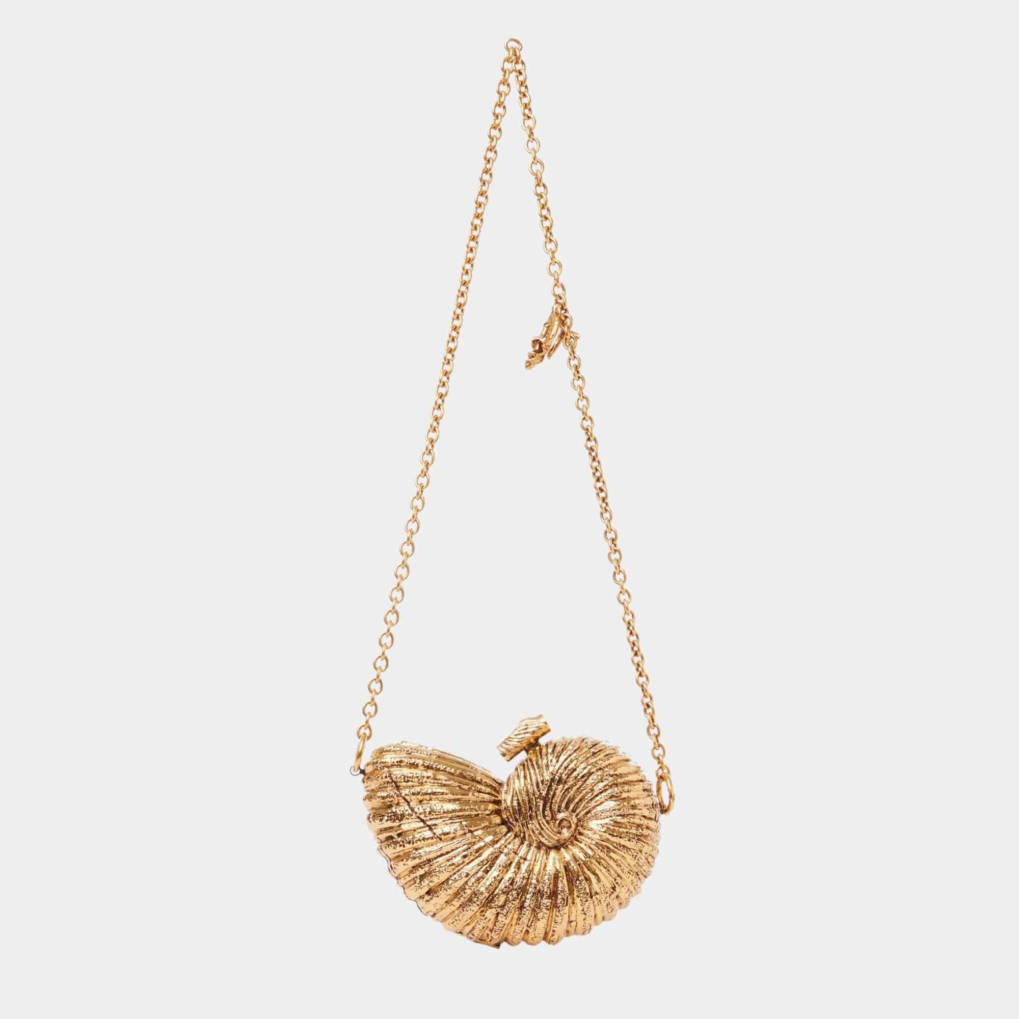 Sea Treasures Shell Minaudière In Metal Chloe оригінал – Купити в Україні – вид ззаду