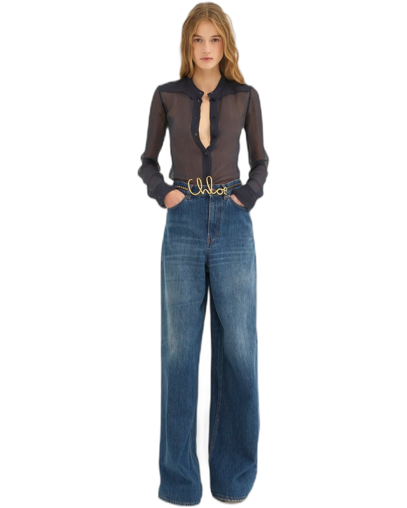 Semi-Transparent Silk Blouse Chloe оригінал – Купити в Україні