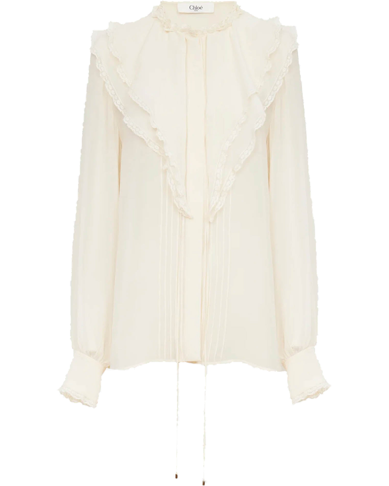 Оригінальна Silk Flowy Blouse Chloe
