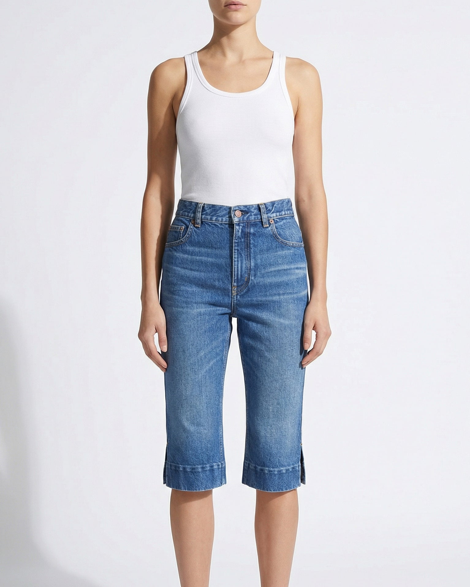 Capri MID Rise Slim Leg Organic Jeans Chloe оригінал – Купити в Україні – вид ззаду