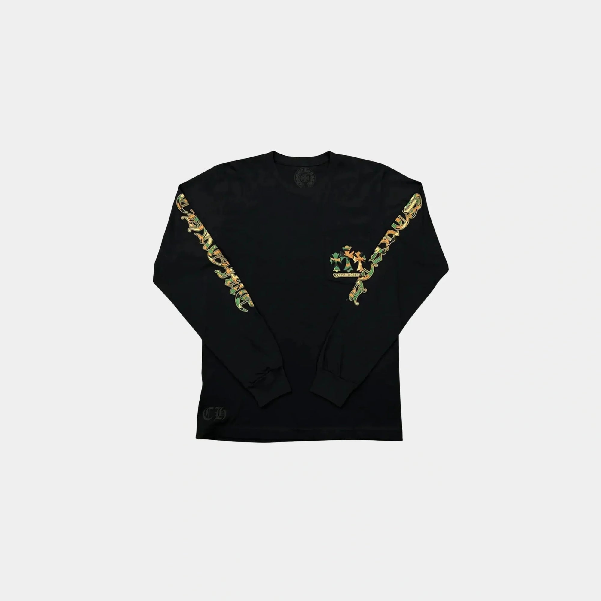 Cross & Horse Shoe Logo L Chrome hearts оригінал – Купити в Україні – боковий вид