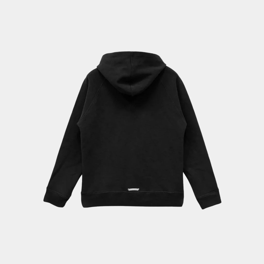 Оригінальна Leather Cross Logo Hoodie Chrome hearts – вид ззаду
