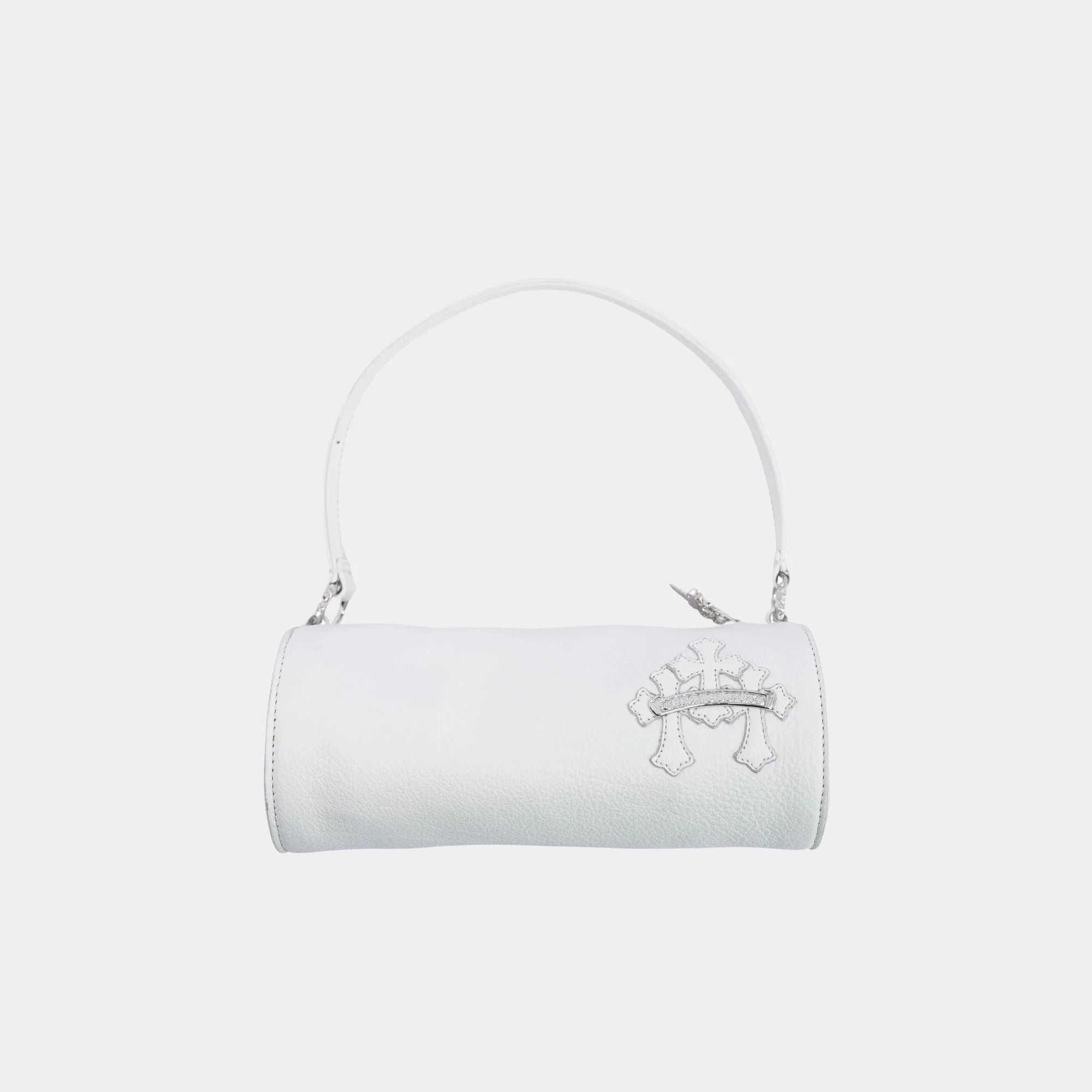 Mini Jojo Bag In Triple White Chrome hearts – Гарантія оригінальності – боковий вид