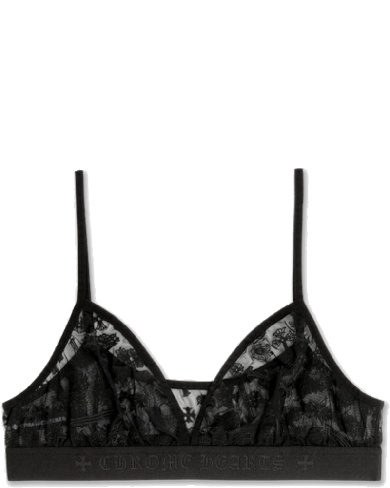 Lace Triangle Bralette Chrome hearts – Гарантія оригінальності