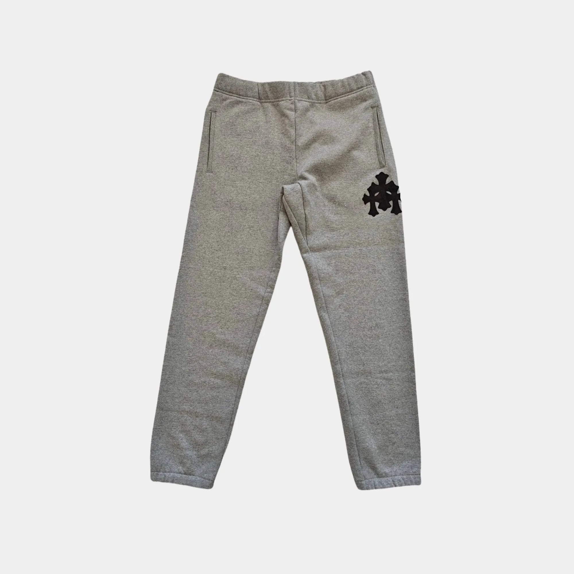 Оригінальна Triple Cross Logo Sweatpants Chrome hearts – збільшений вид