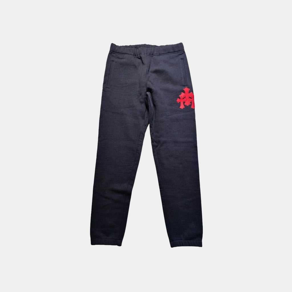 Оригінальна Triple Cross Logo Sweatpants Chrome hearts – боковий вид