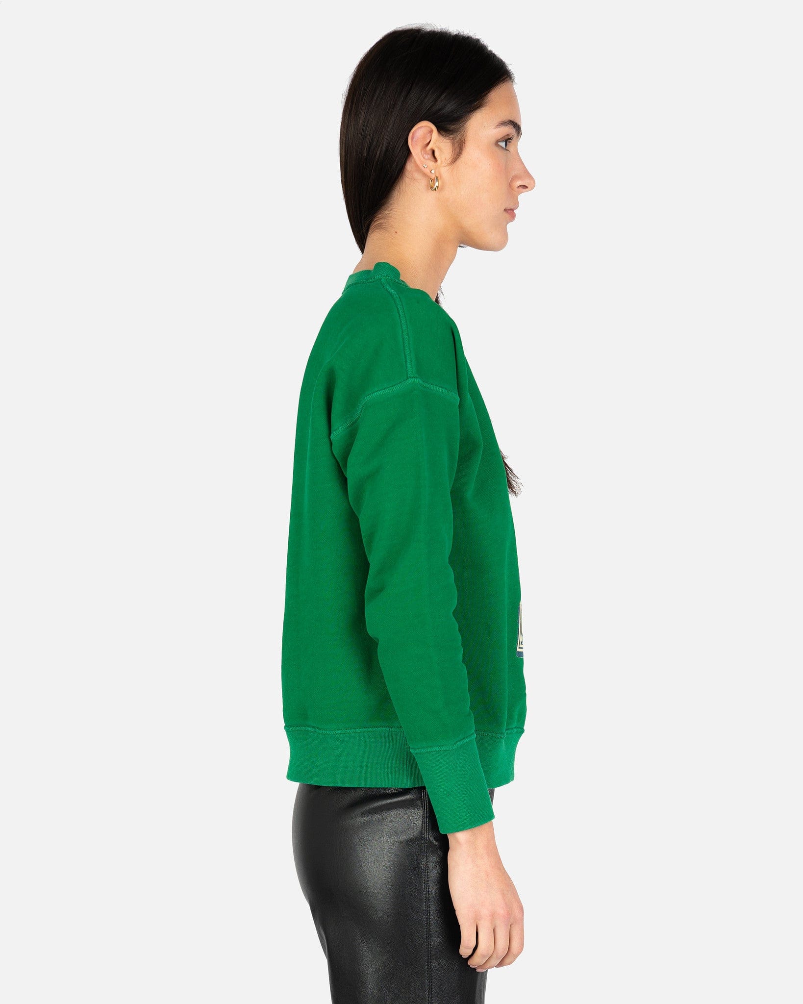 Circus Smile Sweatshirt In Green Maison margiela – Гарантія оригінальності – вид ззаду