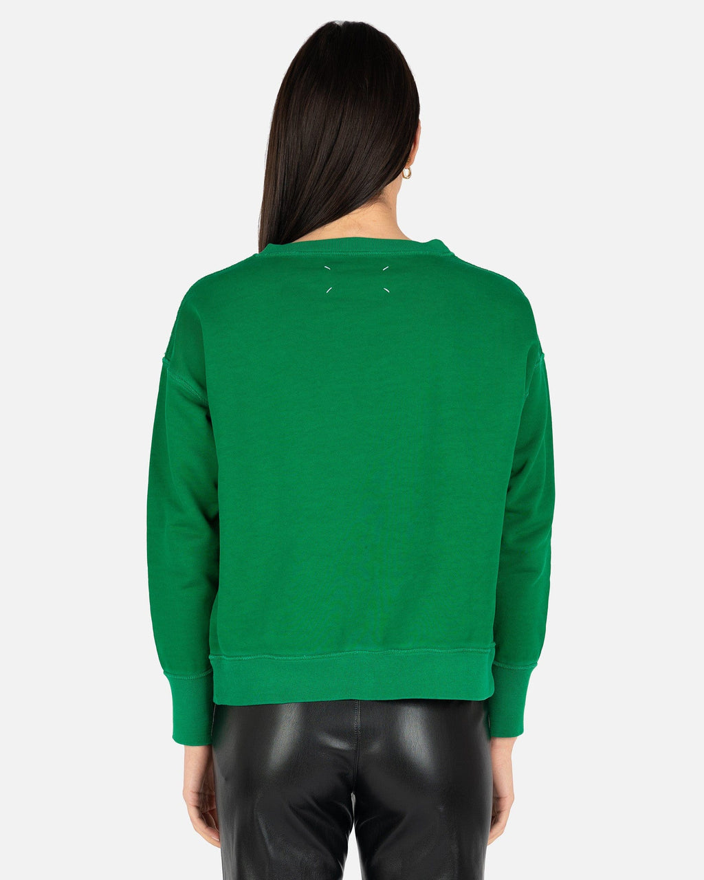 Circus Smile Sweatshirt In Green Maison margiela – Гарантія оригінальності – детальний вид