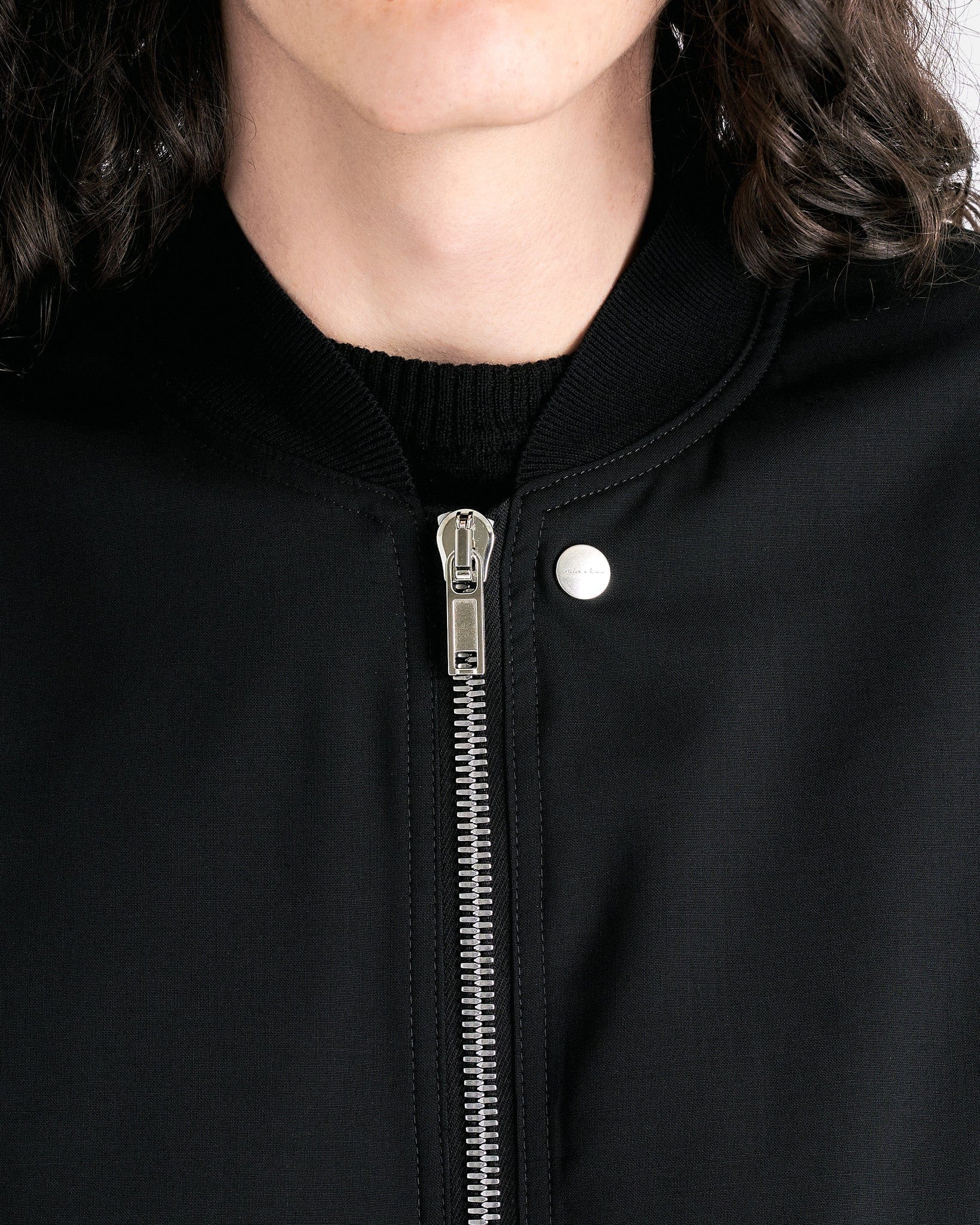 Classic Flight Bomber In Black Rick owens – Гарантія оригінальності – збільшений вид
