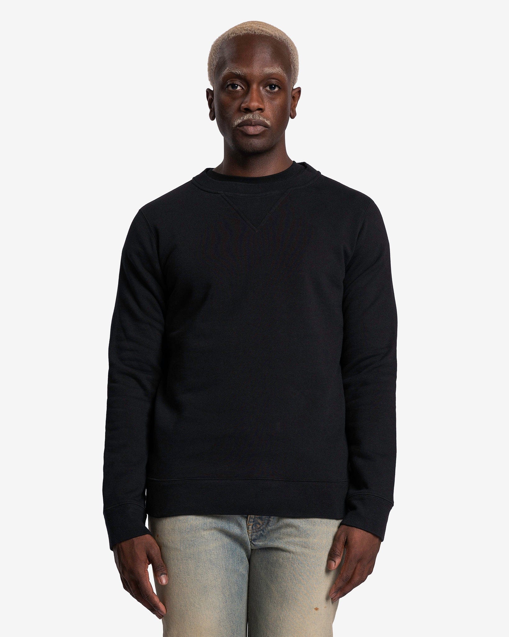 Classic Sweatshirt In Black Maison margiela оригінал – Купити в Україні – боковий вид