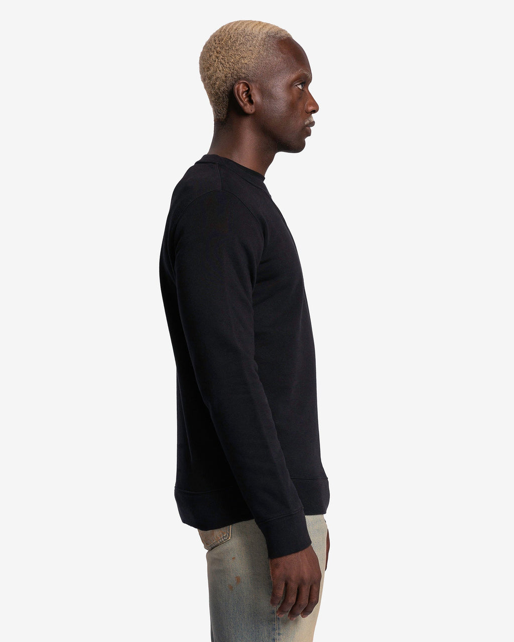 Classic Sweatshirt In Black Maison margiela оригінал – Купити в Україні – вид ззаду