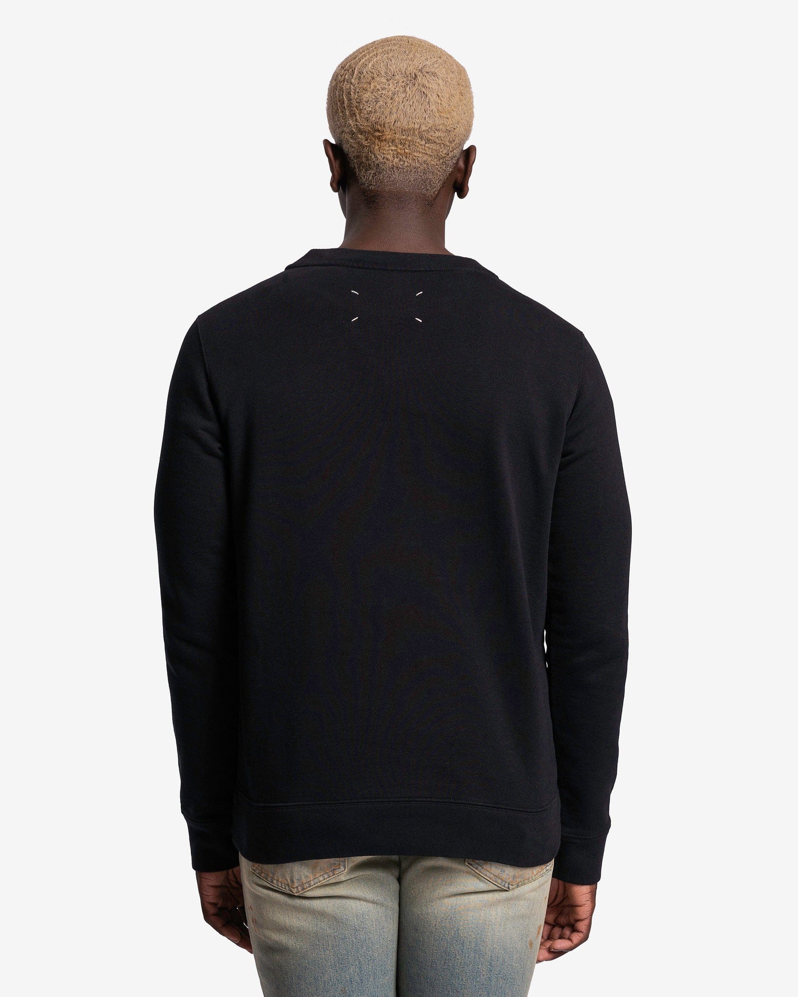 Classic Sweatshirt In Black Maison margiela оригінал – Купити в Україні – детальний вид