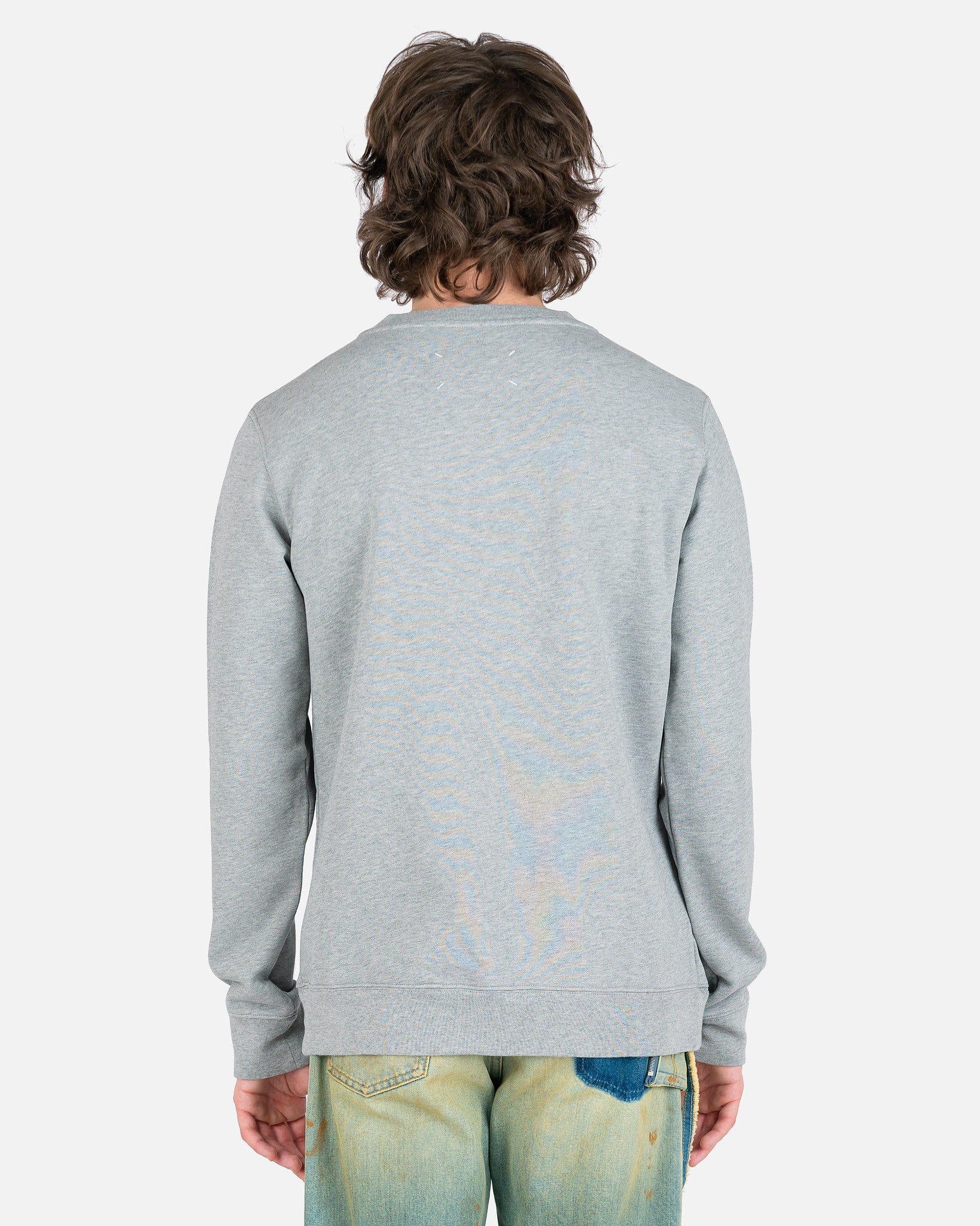 Оригінальна Classic Sweatshirt In Grey Maison margiela – детальний вид
