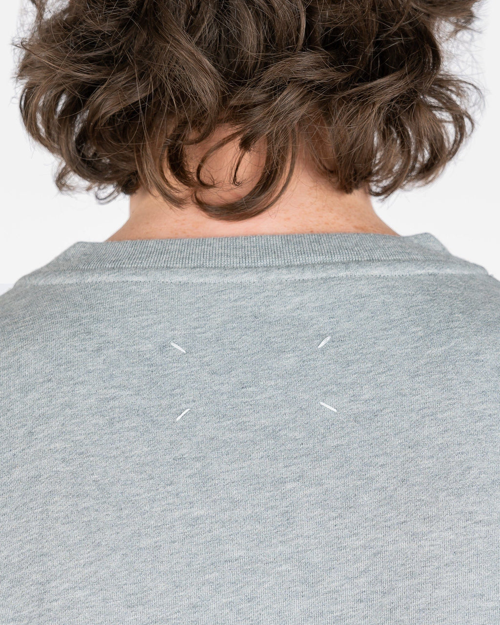 Оригінальна Classic Sweatshirt In Grey Maison margiela – збільшений вид