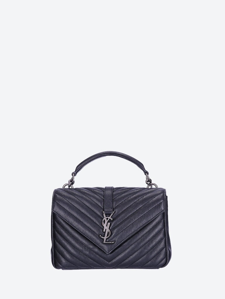 College Medium Quilted Leather Shoulder Bag Saint laurent оригінал – Купити в Україні – боковий вид