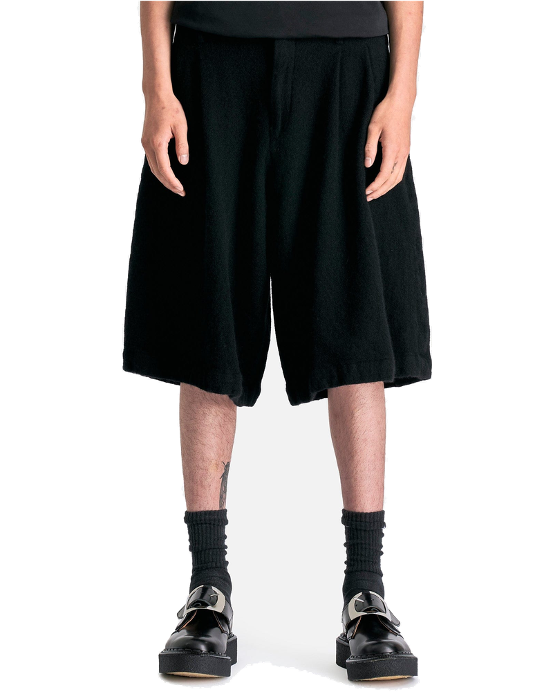 Pleated Wool Shorts In Black Comme des garcons оригінал – Купити в Україні