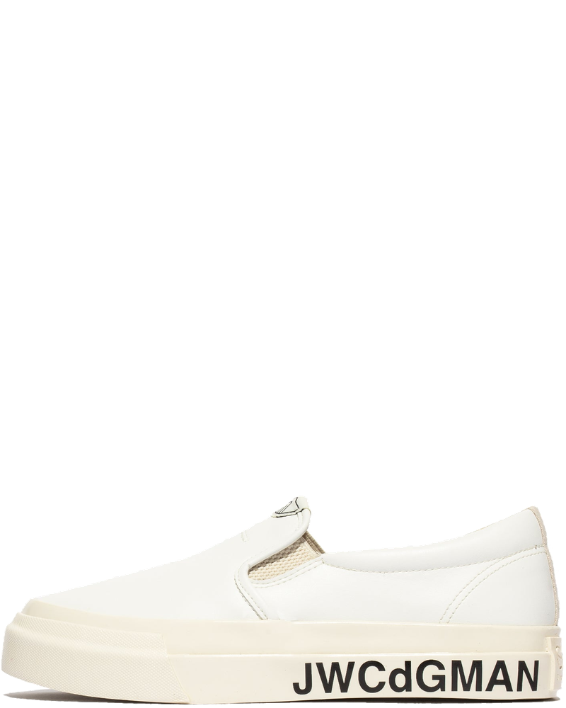 Junya Watanabe Man X Stepney Workers Club Leather Slip On Shoes White Comme des garcons оригінал – Купити в Україні