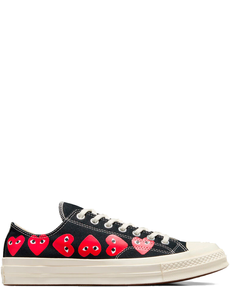 Chuck 70 Ox Multi Heart Black X Cdg Comme des garcons оригінал – Купити в Україні