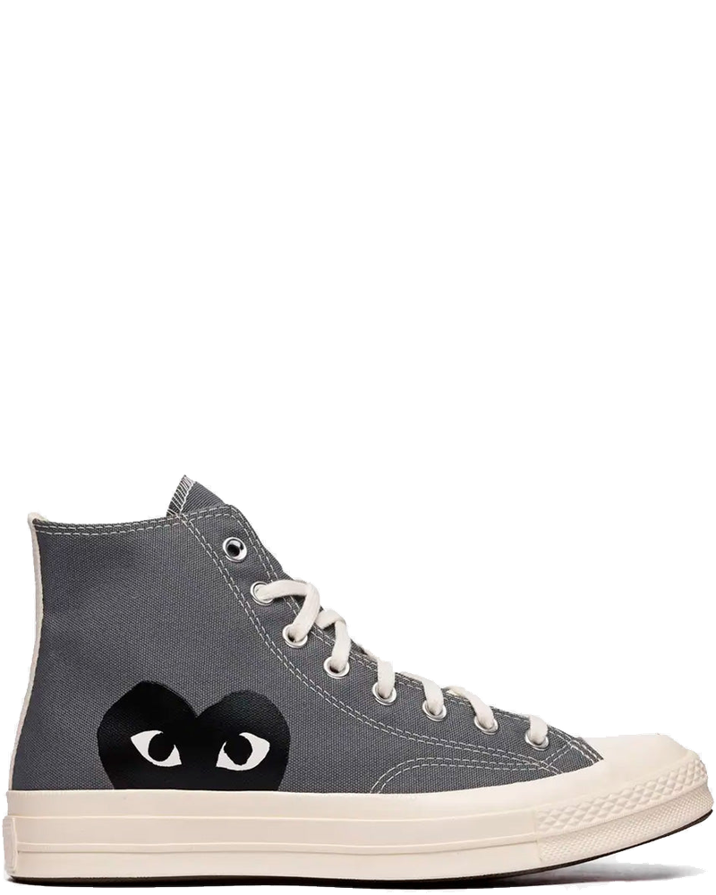 Chuck 70 Hi Gray With Heart X Cdg Comme des garcons – Гарантія оригінальності