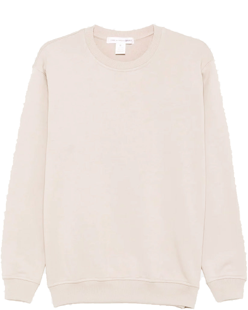 Lightweight Beige Cotton Sweatshirt Comme des garcons – Гарантія оригінальності