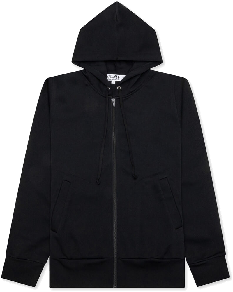X The Artist Invader Womens Full Zip Hoodie Black Comme des garcons оригінал – Купити в Україні