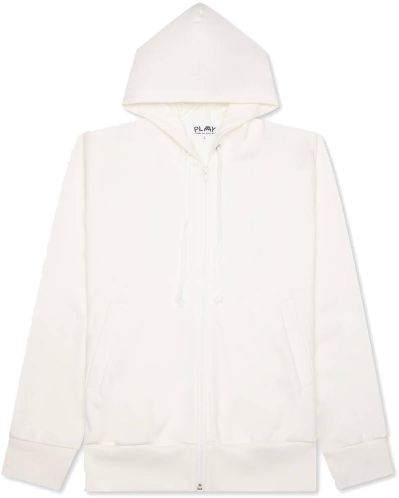 X The Artist Invader Womens Full Zip Hoodie Off White Comme des garcons оригінал – Купити в Україні