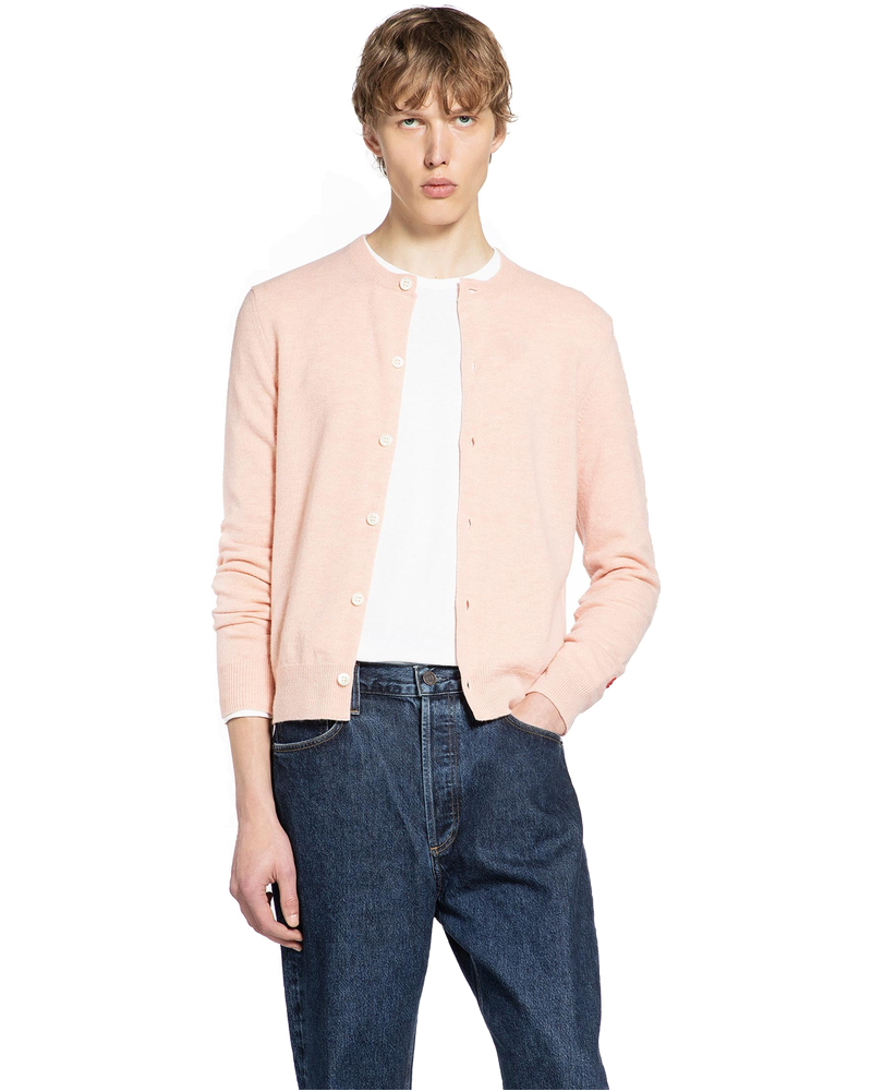Heart Cardigan In Wool Comme des garcons оригінал – Купити в Україні