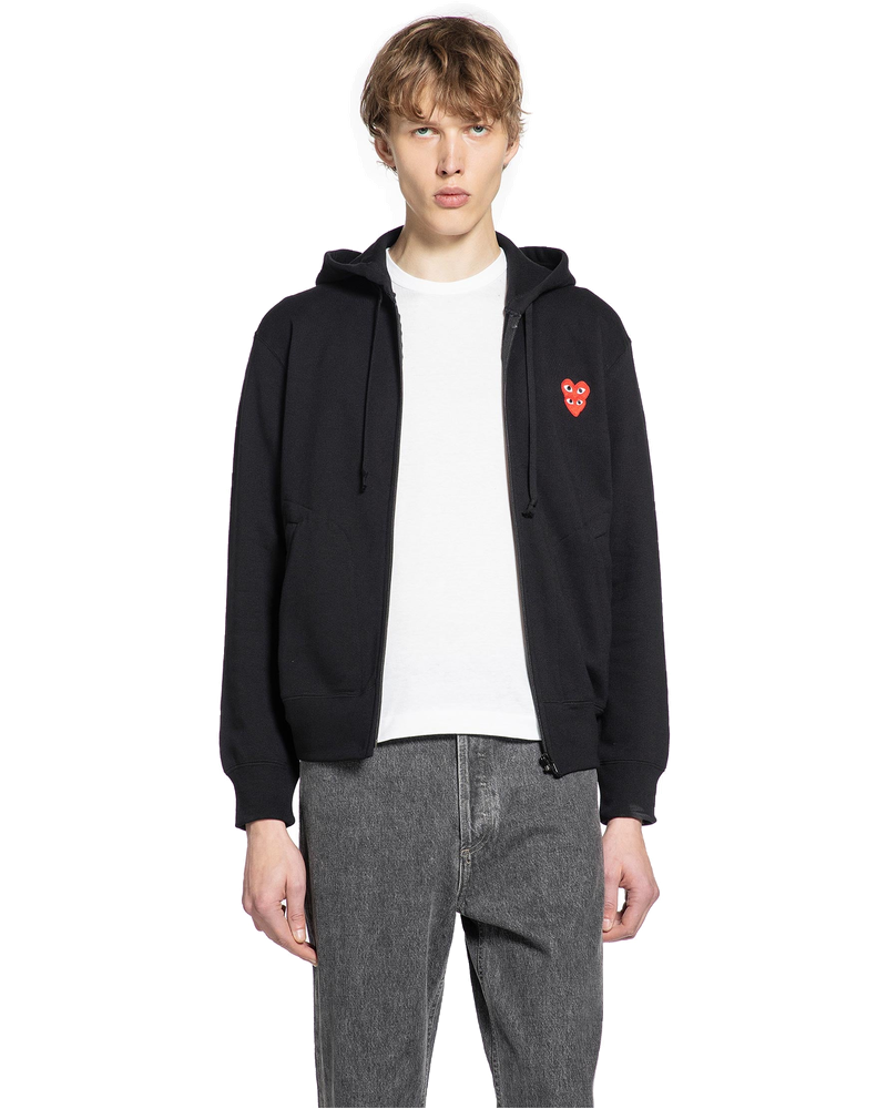 Double Heart Zip-Up Hoodie Comme des garcons – Гарантія оригінальності