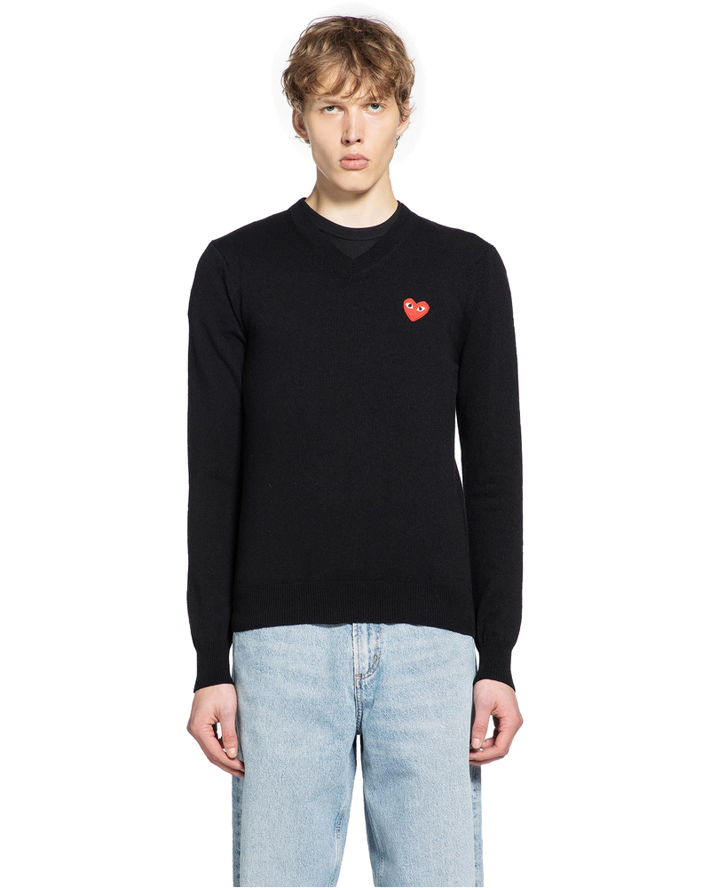 Wool Heart Sweater Comme des garcons – Гарантія оригінальності