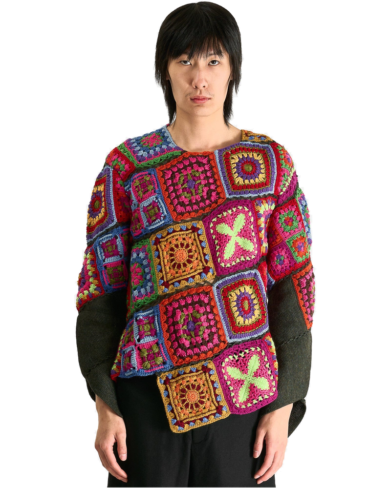 Crochet Sweater In Multi Comme des garcons оригінал – Купити в Україні