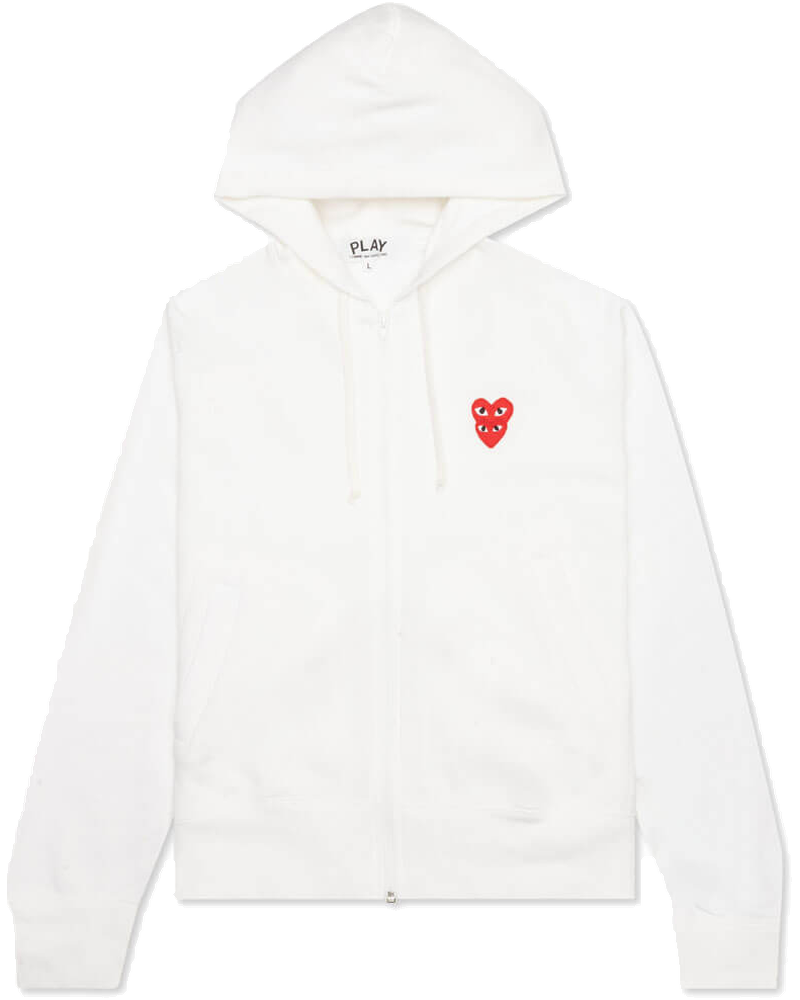 Womens Stacked Heart Hooded Sweatshirt Comme des garcons – Гарантія оригінальності